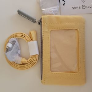 - NWT Vera Bradley Zip Id and Lanyard